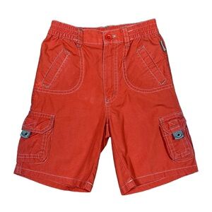 VINTAGE Old Navy Baby Boys’ Orange Summer Utility Cargo Shorts